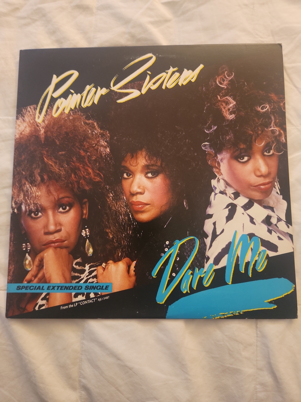 Pointer Sisters - Dare Me (Black) Vinyl Single Rarely Played Mint Condition!